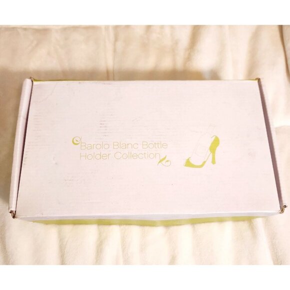 Red Stiletto Wine Bottle Holder By Barolo Blanc New With Box Christmas Gift - Picture 11 of 11